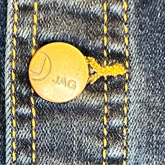 Jag Women's Jean Skirt Size 14 Blue Dark Wash - Picture 3 of 14